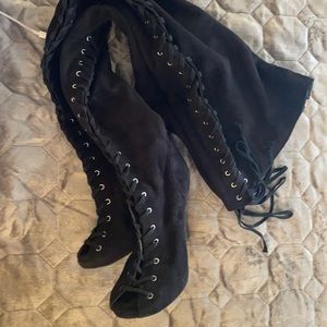 Zigi thigh high boots